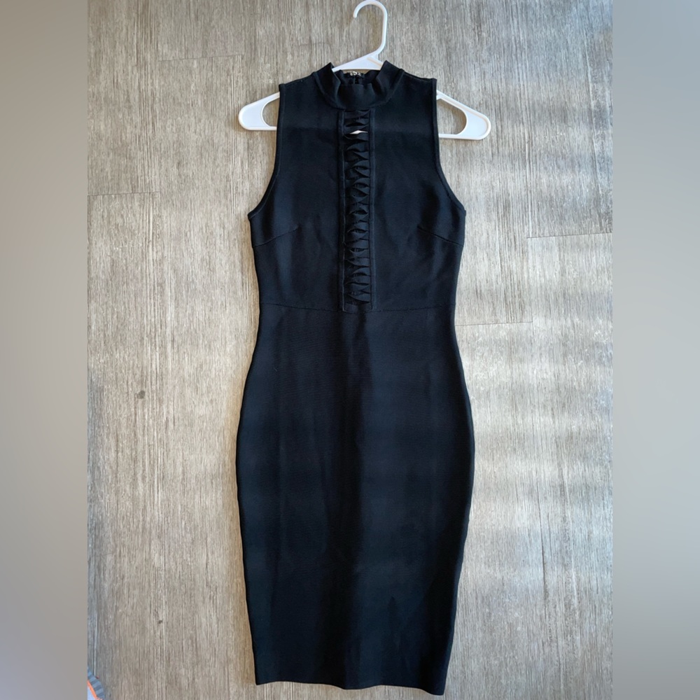 Venus black bandage dress